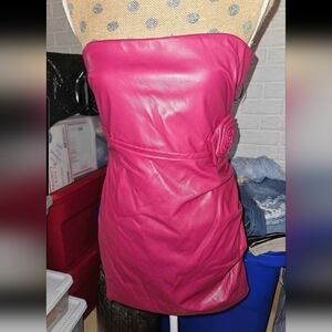 Forever 21 Vibrant Pink Mini Dress